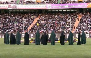 اجتماع چند هزار نفری «حجاب» در ورزشگاه آزادی تهران