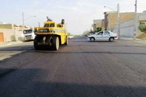۶۸ هزار متر مربع از معابر آبدانان آسفالت شد