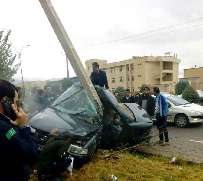سرعت غیر مجاز در ایلام جان جوان ۲۵ ساله را گرفت
