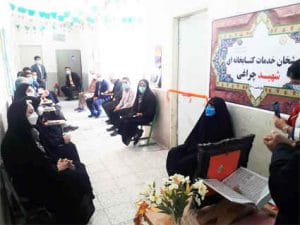 پیشخان خدمات کتابخانه ای شهید چراغی روستای چمکبود آبدانان افتتاح شد