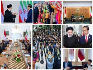 روز نخست سفر رییسی به جاکارتا؛ اندرونی کاخ مِرداکا تا بازار داغ سفلی