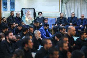 به میزبانی رئیس جمهور؛ مراسم سوگواری اباعبدالله الحسین(ع) در نهاد ریاست جمهوری برگزار شد