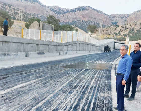 زیرگذرارغوان ورودی شهر ایلام در آستانه بهره برداری