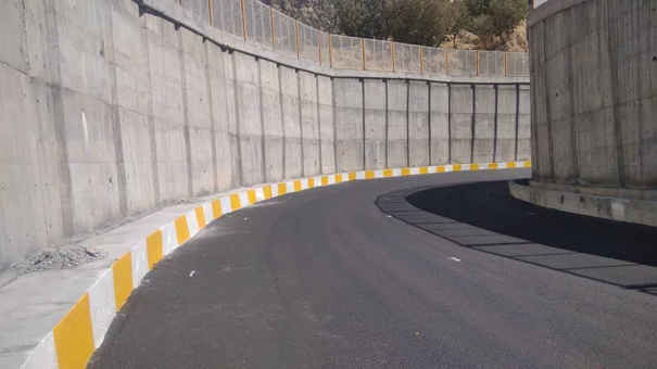 زیرگذر ارغوان ورودی شهر ایلام زیر بار ترافیک رفت