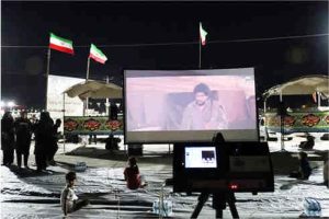 مسئول موکب هنرمندان ایلام و ایران (شین) خبر داد؛ فعالیت سینما سیار اربعین در موکب شین با پخش ۲ فیلم در هر شب