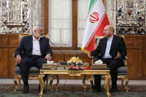 در دیدار رئیس دفتر سیاسی حماس؛ قالیباف: همه جهان اسلام وظیفه دارند از ملت غزه حمایت کنند