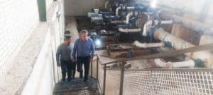 بازدید مدیرعامل شرکت آب و فاضلاب استان ایلام از تأسیسات آبرسانی شهرستان دهلران