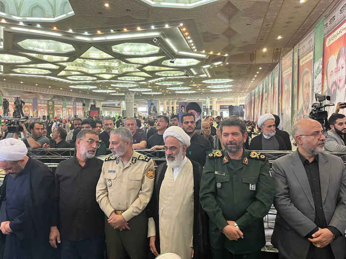 بزرگداشت شهدای اقتدار در مصلی تهران با حضور سران قوا/ دیدگاه مقامات درمورد جنگ ۱۲ روزه