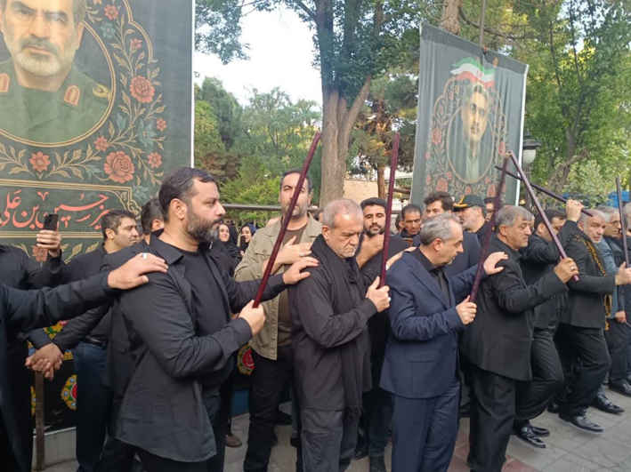 مراسم عزاداری حسینی در تبریز با حضور رئیس جمهور
