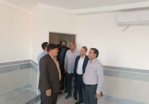 بازدید فرماندار شهرستان مهران از مدرسه در حال ساخت شهرک اسلامیه