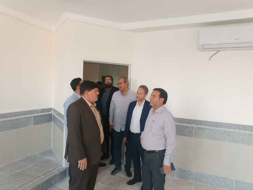 بازدید فرماندار شهرستان مهران از مدرسه در حال ساخت شهرک اسلامیه