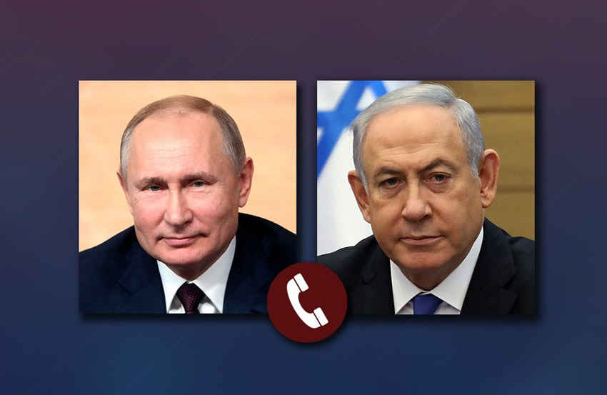 پوتین در تماس با نتانیاهو: باید برای موضوع هسته‌ای ایران راه‌حل دیپلماتیک یافت