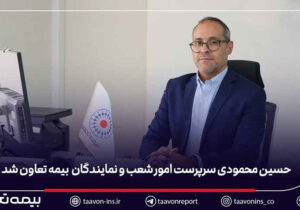 حسین محمودی سرپرست مدیریت امور شعب و نمایندگان بیمه تعاون شد