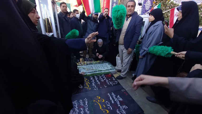 سردار قاآنی به مقام شامخ سپهبد شهید سلیمانی ادای احترام کرد