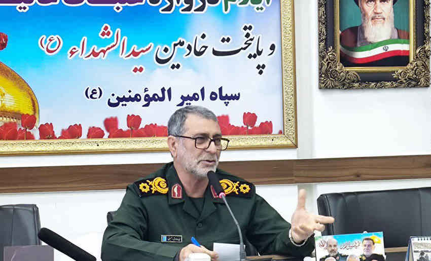 تأکید صریح فرمانده سپاه استان ایلام/  قاطعانه با اغتشاشگران برخورد خواهیم کرد