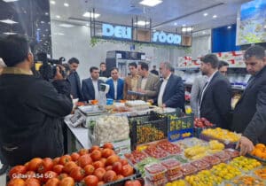 اجرای گشت مشترک نظارت بر بازار با حضور فرماندار