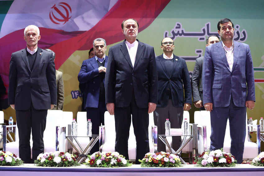 رزمایش اقتدار ورزش ایران برگزار شد