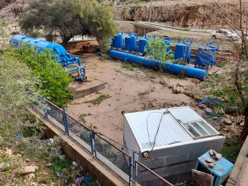آب پایدار به روستاهای سیل‌زده بخش ماژین دره‌شهر و روستایی کاور دهلران بازگشت
