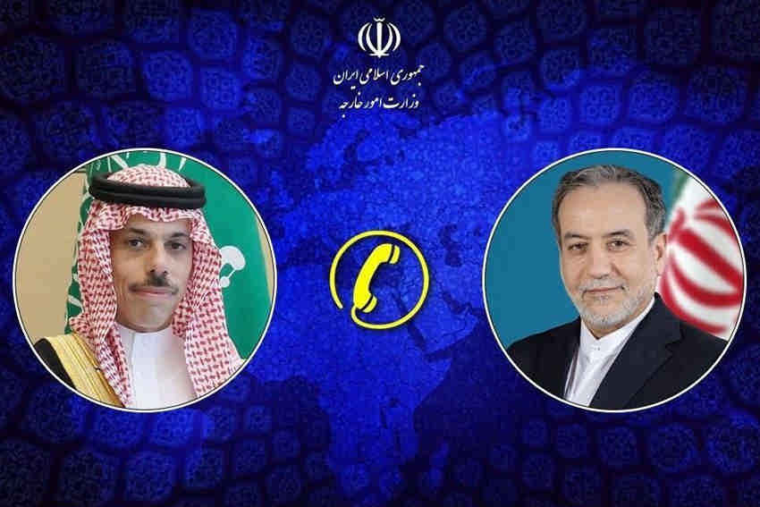 رایزنی وزیر امور خارجه ایران با همتای سعودی
