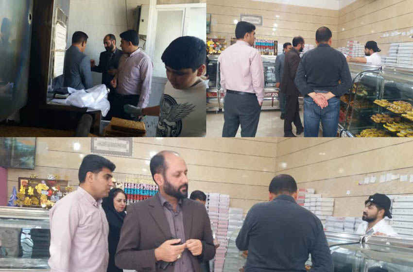برگزاری گشت مشترک با حضور میدانی رئیس شعبه تعزیرات حکومتی در بازار شهرستان سیروان