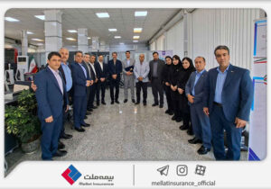 بازدید فرهادی پور و مدیران ارشد از شعب بیمه ملت؛ این بار کرمانشاه میزبان شد