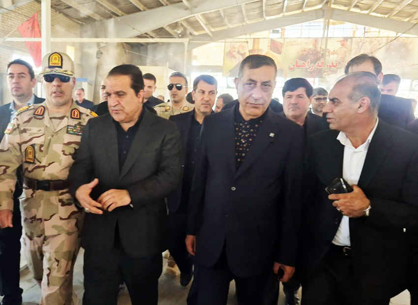 بازدید قائم‌پناه از مرز مهران/ قدردان مرزبانان غیور کشورمان هستیم