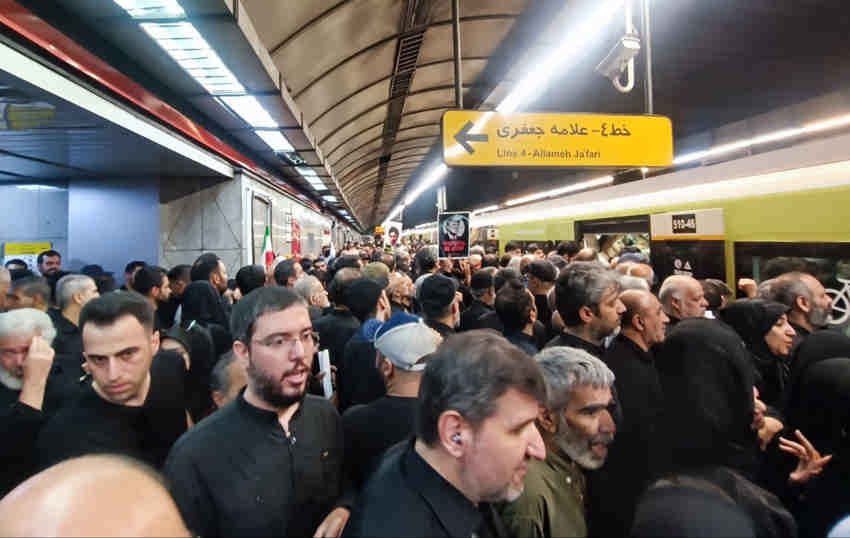 هم‌نفس با سیل سیاه‌پوشان در زیرزمین‌های تهران