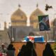 پیکر رهبر شهید انقلاب وارد کربلای معلی شد