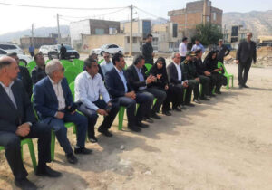 افتتاح و کلنگ‌زنی ۵ پروژه آب و فاضلاب در ایوان همزمان با هفته دولت