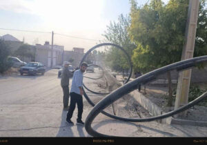 اصلاح ۵۰۰ متر از شبکه توزیع آب روستای “گلزار هر کبود” چوار با هدف حمایت از تولید و اشتغال